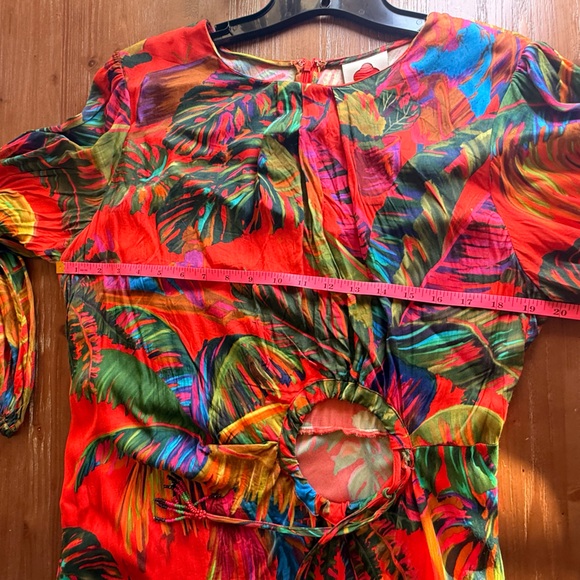 FARM Rio Vibrant Tropical Midi Dress - Picture 9 of 15